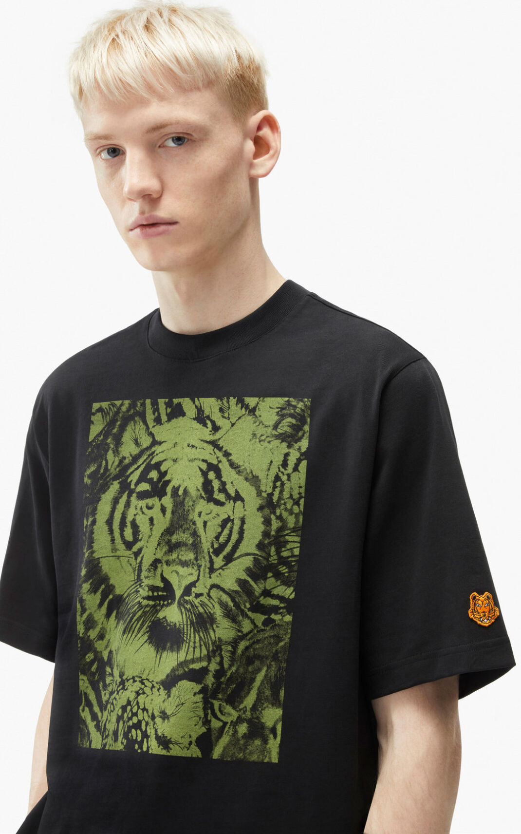 Kenzo Wildtigers Tişört Erkek Siyah | 6703-ADRXH